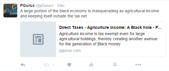 Posts do not show graphic in Twitter