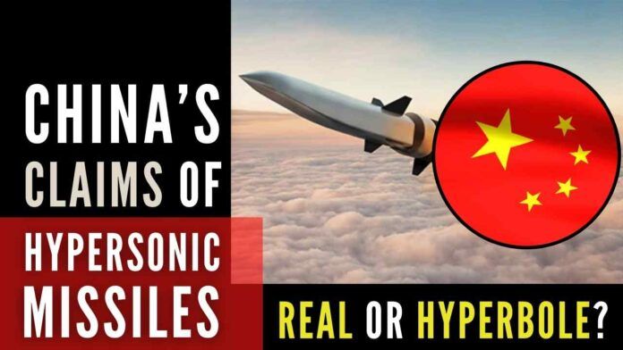 Is China really the leader in heat-seeking hypersonic missile technology? Claims so but…