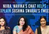 Niira Radia, Navika Kumar and Sushma Swaraj