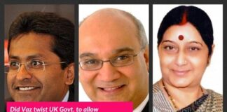 Sushma Swaraj, Keith Vaz and Lalit Modi