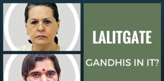 Lalitgate sucks in the Gandhis