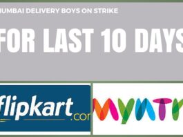 Flipkart & Myntra delivery boys on strike