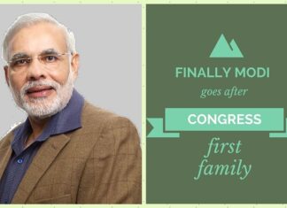 Finally, Modi goes after Gandhi family!