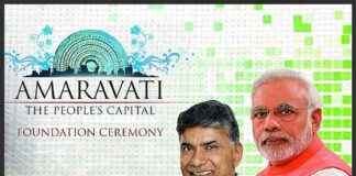 Modi unveils Amravati dream, tears into Congress
