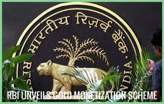 RBI issues norlms for Gold monetization scheme - Modi tells the nation