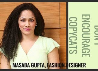 Don't encourage copycats: Designer Masaba Gupta