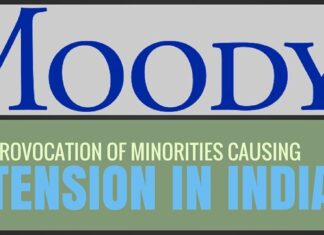 Provocation of minorities causing tension in India: Moody's