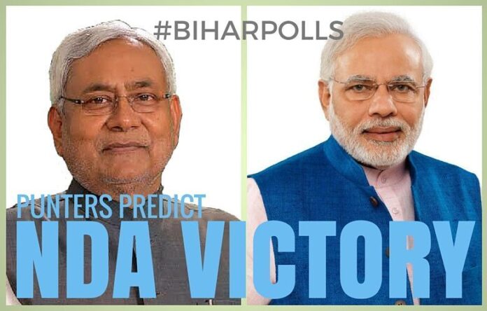 Punters bet on BJP in Bihar