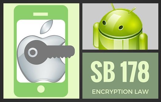 California passes Encryption Law SB 178