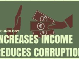 Technology: Increases income & reduces Corruption