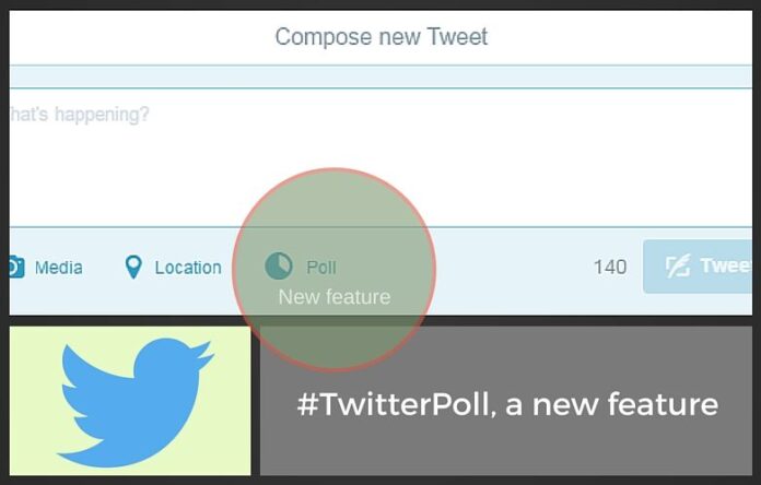 Polling, a new feature from Twitter