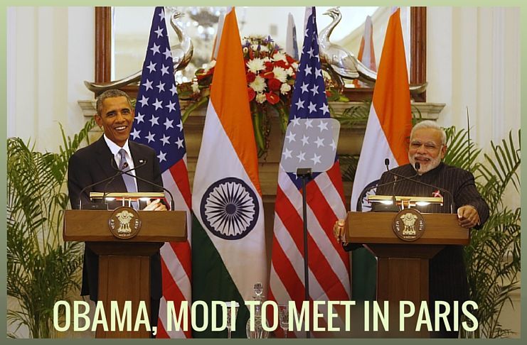 Obama to meet Modi, Xi at Paris climate talks