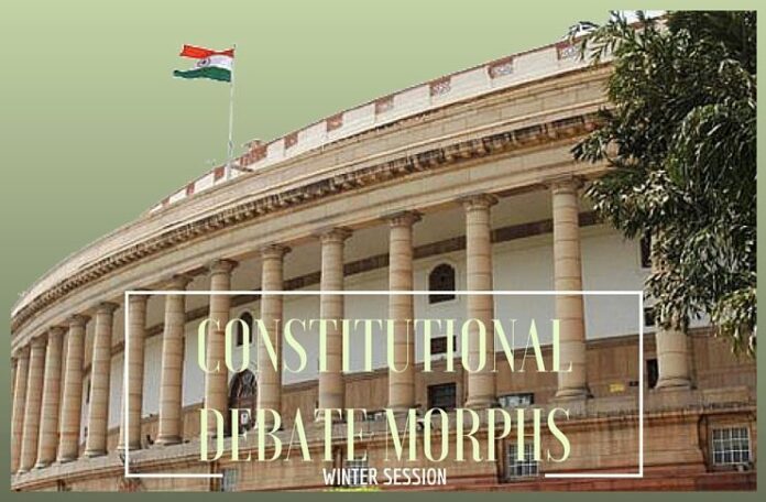 Constitution debate morphs into a 'Secular' angle in Lok Sabha