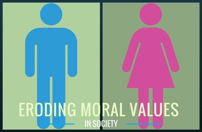 Eroding moral values in society