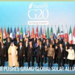 Modi pushes grand global solar alliance before G20