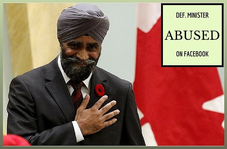 Canada's Sikh Defence Minister racially abused by soldier