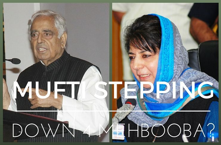 Is J & K CM Mufti stepping down before year-end?
