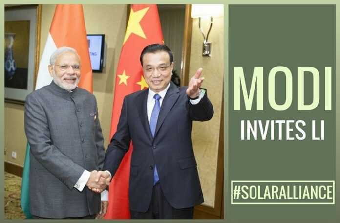 Modi invites China to join solar alliance