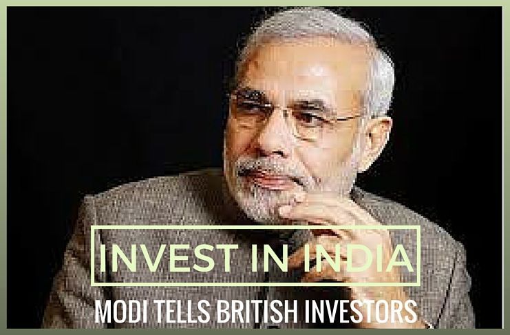 Invest in India, Modi tells British investors