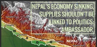 Nepal’s economy sinking, supplies shouldn’t be linked to politics