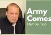 In the ongoing tussle with Pak Govt., Army Chief comes out on top