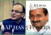 AAP’s five fresh posers to Jaitley
