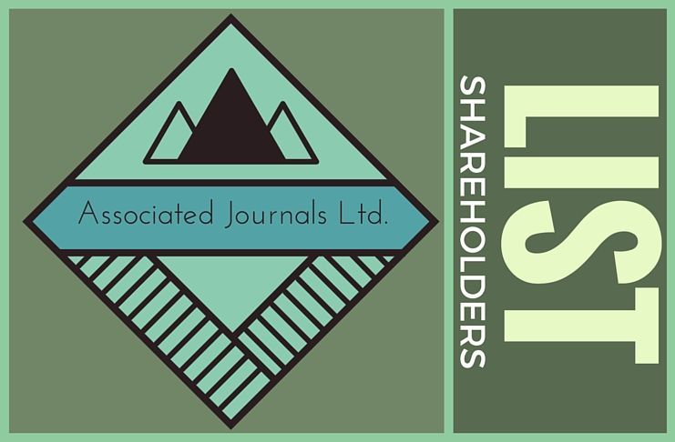 Full list of share holders in Associated Journals Limited as of 2011
