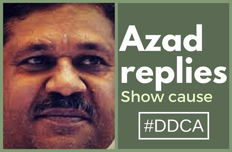 Azad replies to BJP's Show cause notice