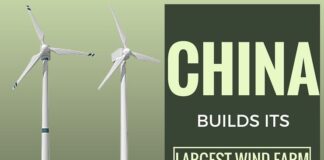 China begins construction of its largest wind farm