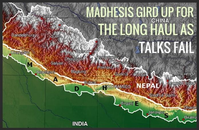 As talks fail in Khatmandu, Madhesis gird up for long haul