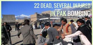 Pakistan market bombing kills 22, injured 55