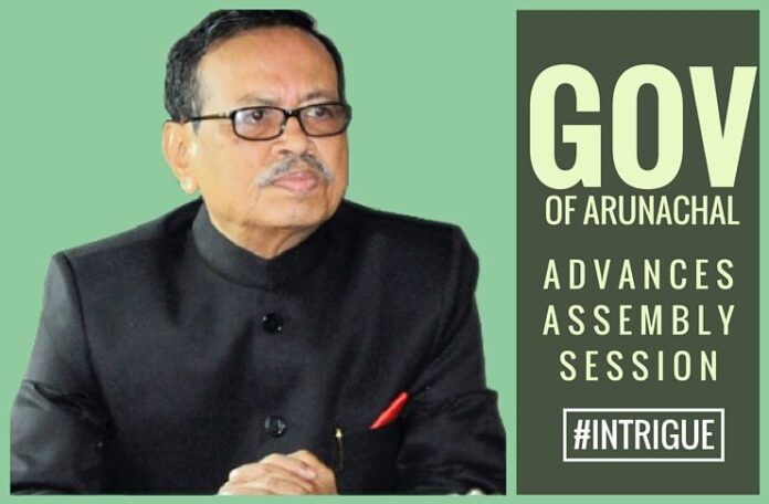 Arunachal governor advances assembly session; CM, speaker abstain