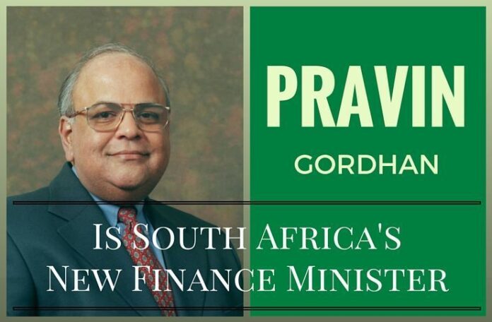 Appointment of Pravin Gordhan as new FM boosts South African markets