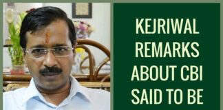 Kejriwal's remarks about CBI false, says probe agency