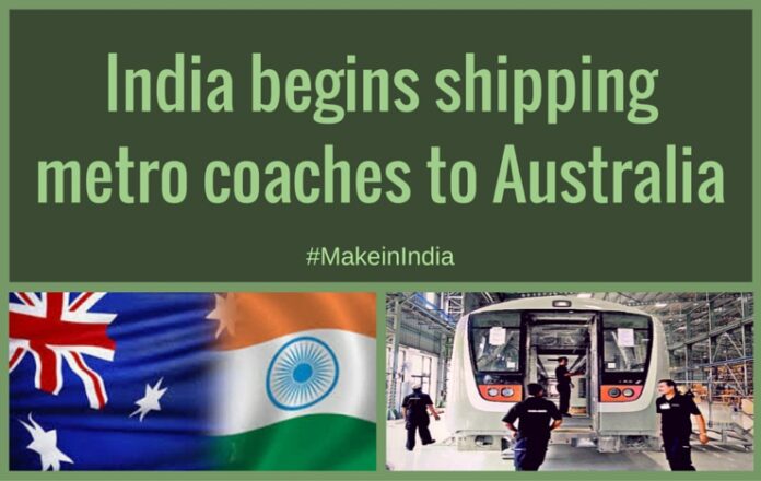 The coaches, each 75 feet long and weighing 46 tonnes, were built in Baroda, and shipped from Mumbai port as it boasts supremacy in handling oversized precious cargo.