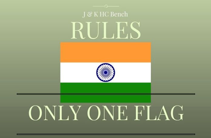 Only tricolour will flutter in J and K, says Court