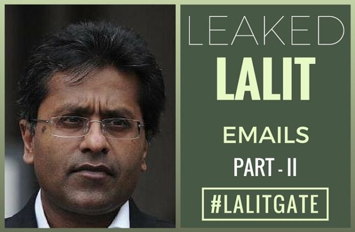 Gavaskar a money-minded man, says Lalit Modi in leaked emails (Part II)