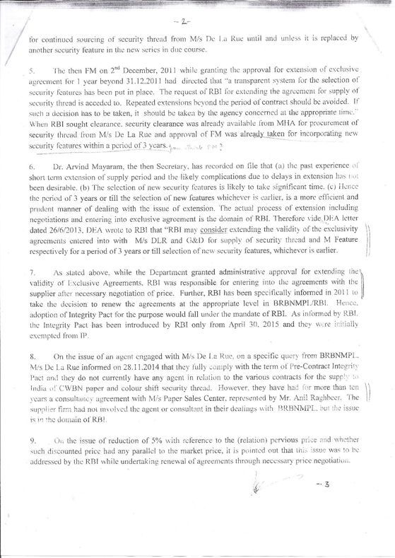 Swamy Letter to the PM regarding currenct paper Page 8