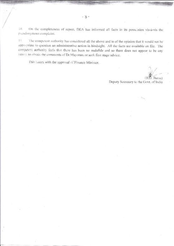 Swamy Letter to the PM regarding currenct paper Page 9