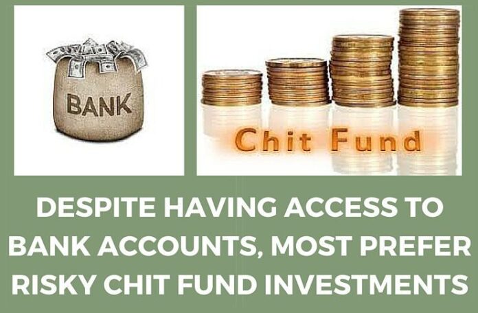Bank accounts v/s chit funds
