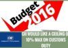 customs duty to be continued at 10% Peak Rate recommends CII