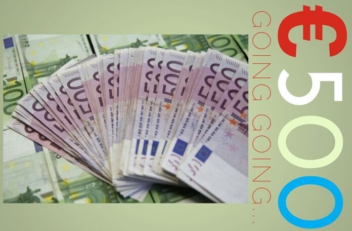 Euro (€) 500 to be withdrawn, $100 next?