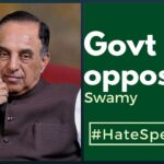 Hate speech: Center takes an opposing stand to Swamy in the Supreme Court