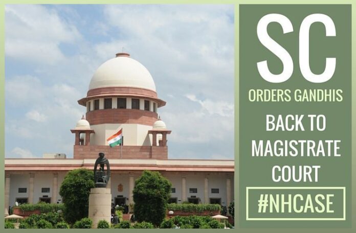 Supreme Court orders Gandhis back to Patiala house for the National Herald case
