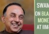 Black Money - Dr. Swamy supplies proof of how catching big fish deters the others from indulging in corruption