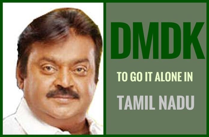 In Tamil Nadu DMDK to contest alone