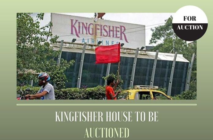 A consortium of Banks led by SBI to auction Kingfisher House