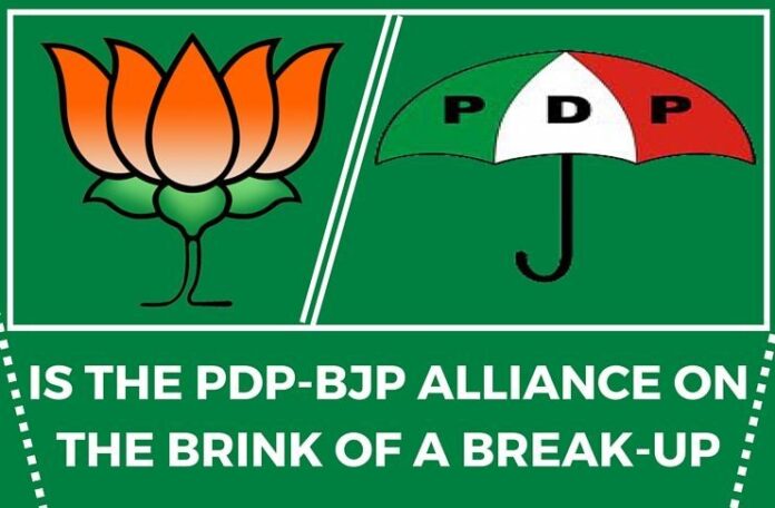 PDP-BJP Alliance may come to an end