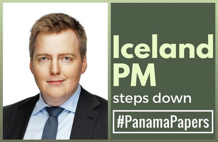 With the Iceland PM's resignation, #PanamaPapers claims its first political victim