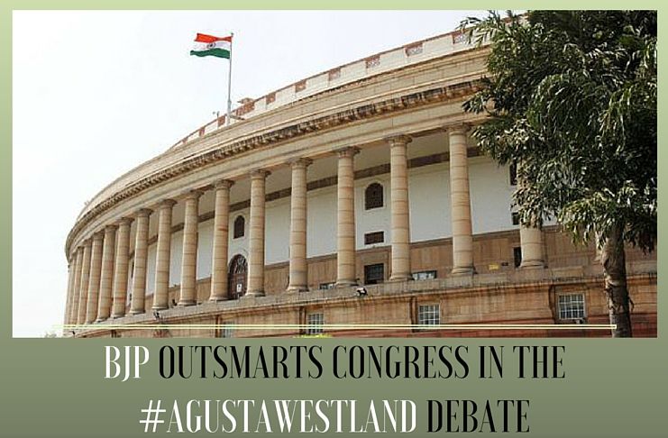 How BJP outsmarted Congress in the #AgustaWestland debate